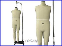 Professional Full size Male dress form Mannequin Male Full Size 42 withLegs
