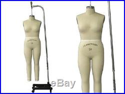 Professional Pro Female Working dress form Mannequin Full Size 18