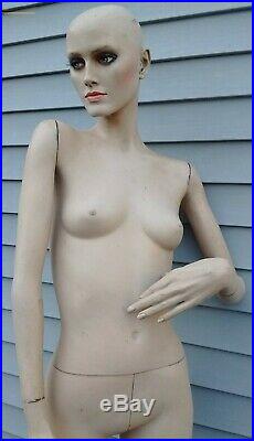 RARE Beautiful Vintage 70's Mannequin PERKY 6ft tall Hindsgaul Rootstein JERI