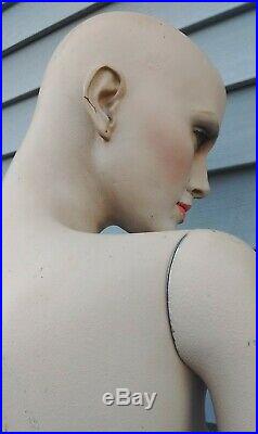 RARE Beautiful Vintage 70's Mannequin PERKY 6ft tall Hindsgaul Rootstein JERI