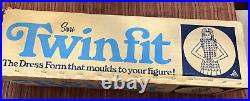 RARE Vtg Sears TwinFit Dressmaking Mannequin Dress Form Molds to Your Shape