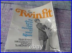 RARE Vtg Sears TwinFit Dressmaking Mannequin The Dress Form That Mounds To You
