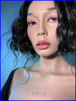 ROOTSTEIN Full Realistic Mannequin Asian Japanese Female Glass Eyes Teeth Vtg