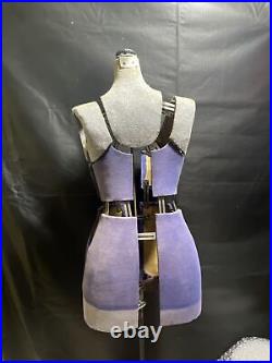 Rare Antique Vintage Mannequin Dress Form Adjustable 14 Sections by Heartside