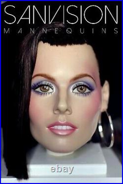 Rare Vintage HINDSGAUL Female Mannequin Head RENATA 1986 Schaufensterpuppe