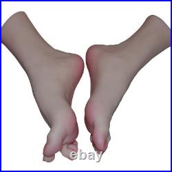 Rare with JOINTED silicone female legs feet big foot shoes/socks display model