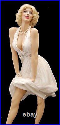 Realistic Female Marilyn Monroe Mannequin Fashionably Posed