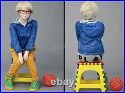 Realistic Kid Mannequin Sitting Pose #MZ-ITA4