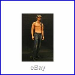 Realistic Male Fleshtone Full Body Mannequin with Wig
