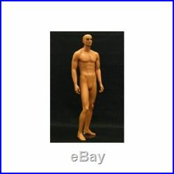 Realistic Male Fleshtone Full Body Mannequin with Wig