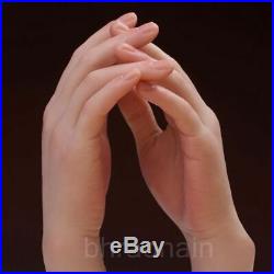 Realistic Silicone Hand Female Model Prop Mannequin for Jewelry Glove Displays