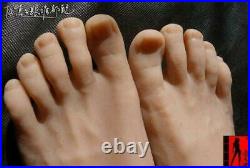Realistic Silicone Male Mannequin Feet Model Shoes Displays Show 1 Pair EUR42 F
