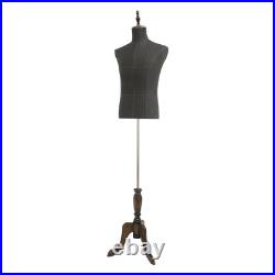 Retro Male Mannequin Dress Form with Adjustable Height 59.05-70.86 in Retro Male Mannequin Dress Form with Adjustable Height 59.05-70.86 in