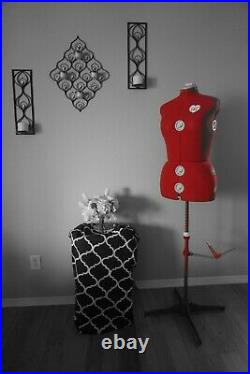 SINGER 151 Adjustable Dress Form Mannequin Size 16 22 1/2 Plus Cover Bundle