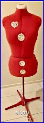 SINGER DF150SMRD Red Dress Forms Mannequin