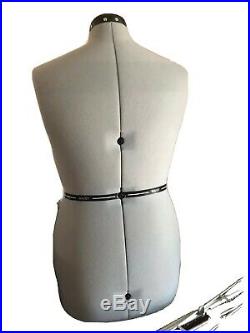Seamstress Mannequin Dress Form Large Plus Size Adjustable Dressmaker Sewing