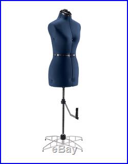 Seamstress Mannequin Torso Adjustable Medium Tailors Dressmaking Dress Form New