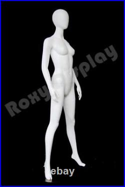 Semi-Matte white Female mannequin Dress Form Display #MD-GF11W2-S