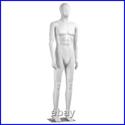 SereneLife 73'' Male Mannequin Torso Dress Form-Detachable, Full Body Stand