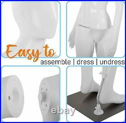 SereneLife Adjustable Female Mannequin Full Body 68.9 Detachable Female Dress