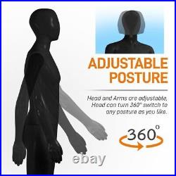 Serenelife 73'' Male Mannequin Torso Dress Form Detachable Full Body Stand