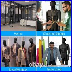 Serenelife 73'' Male Mannequin Torso Dress Form Detachable Full Body Stand