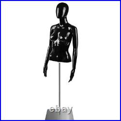 Serenelife Female Mannequin Torso Adjustable Height and Detachable Arms