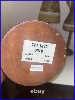 Set Of Vintage Dress Form Sewing Craft Decor Paper Mache Wood Sewing Mannequins