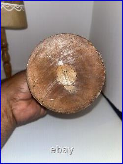 Set Of Vintage Dress Form Sewing Craft Decor Paper Mache Wood Sewing Mannequins