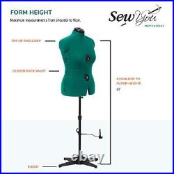 Sew You Adjustable Dress Form Medium Opal Green