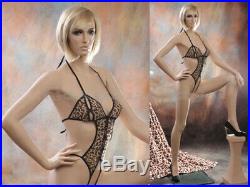 Sexy Big Bust Female Fiberglass Mannequin Dress form Display #MZ-VIS4
