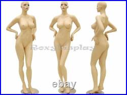 Sexy Big Bust Female Fiberglass mannequin Fleshtone Dress Form Display #MD-ACK1X