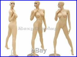 Sexy Big Bust Female Fiberglass mannequin Fleshtone Dress Form Display #MD-ACK2X