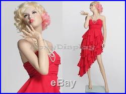 Sexy Female Fiberglass Mannequin Marilyn Monroe Style Dress Form MONROE4-MZ