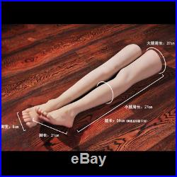 Sexy LIfelike Shoes Model Silicone Prop Female Leg Display Mannequin Foot Long