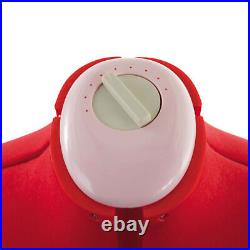 Singer Adjustable Dress Form Fits 4-10 Sm/Med with360 Degree Hem Guide, Red (Used)