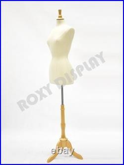 Size 6-8 Female Foam Dress Form with Linen Cover JF-F6/8L
