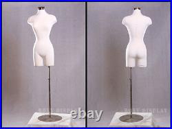 Size 6-8 Female Mannequin Manequin Manikin Dress Form #JF-F6WLG+BS-04