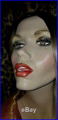 Sliwka meets Calendar Girl 6ft Custom Gorgeous Designer Mannequin, Stand, Wig