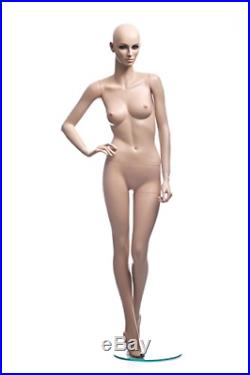 Stunning Sexy Female Full Body Fiberglass Realistic Mannequin withWig