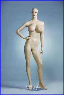 Stunning Sexy Large Bust Female Full Body Fiberglass Realistic Mannequin Fles