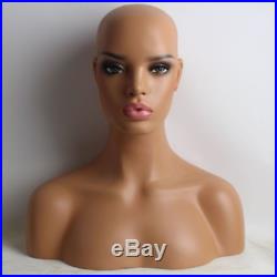 Top Quality Fiberglass Mannequin Head Bust For Wigs/Jewelry/Glasses Display