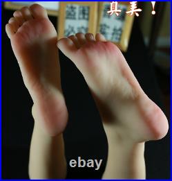 Top Quality Silicone Female Legs Feet Big Foot Shoes/Socks Display Model Size 39