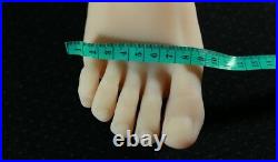 Top Quality Silicone Female Mannequin Leg Feet Shoes Socks Display Model Size 39