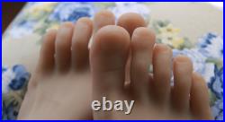 Top Quality Silicone Male Mannequin Legs Feet Shoes /Socks Display Wheat Color