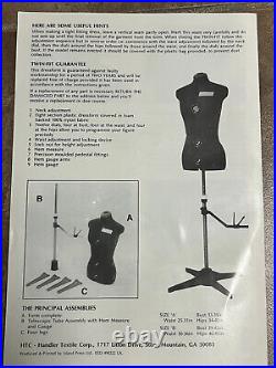 TwinFit Dressmaking Mannequin Seamstress Adjustable Model Size A New Open Box