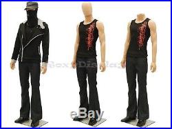 Unbreakable Male Plastic Durable Mannequin Display Dress Form PS-SM1FEG