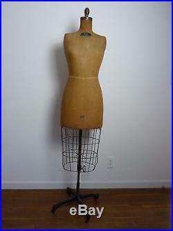 VENUS Dress Form Model 1942 Vintage Antique Dressform Mannequin Size 16 RARE
