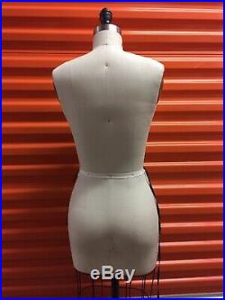 VINTAGE French European DRESS FORM Mannequin Size 6 Collapsible Shoulders
