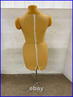 VINTAGE Uniquely You DRESS FORM MANNEQUIN female half Body 50 With Cover
